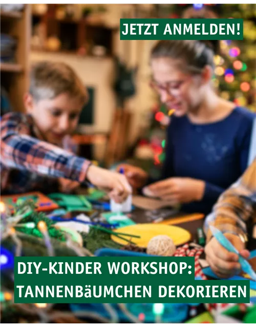 Kinder-Workshop: Weihnachtsbaum dekorieren