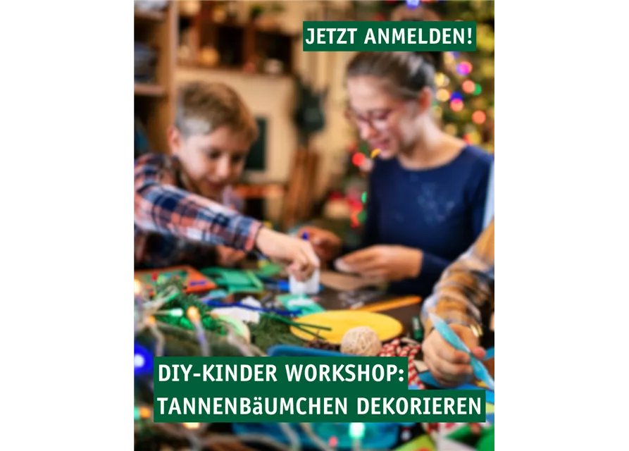 Kinder-Workshop: Weihnachtsbaum dekorieren