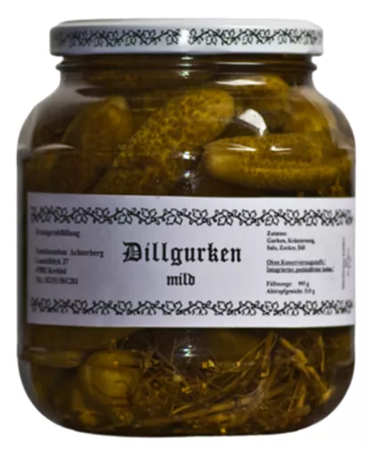 Dillgurken `mild`